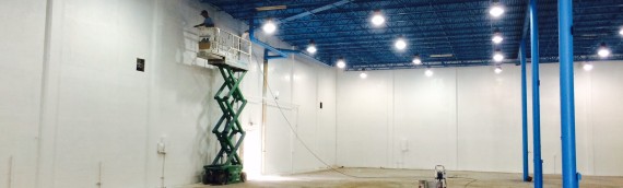 Broward Paint and Seal completes 13,000 sqft. warehouse interior painting.